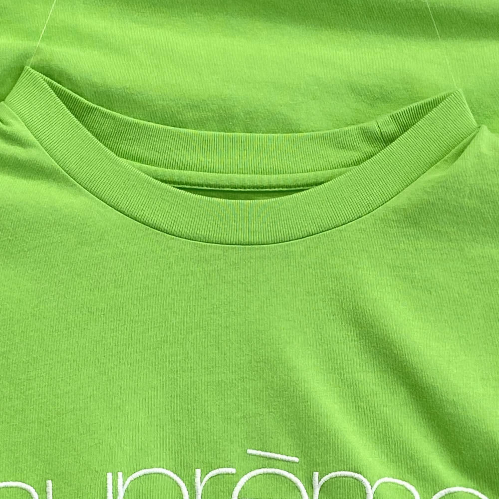 Supreme シュプリーム 23AW CLASSIC LOGO S/S TOP クラシックロゴ 半袖 Tシャツ ライトグリーン系 L【中古】