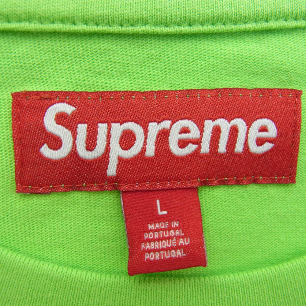 Supreme シュプリーム 23AW CLASSIC LOGO S/S TOP クラシックロゴ 半袖 Tシャツ ライトグリーン系 L【中古】