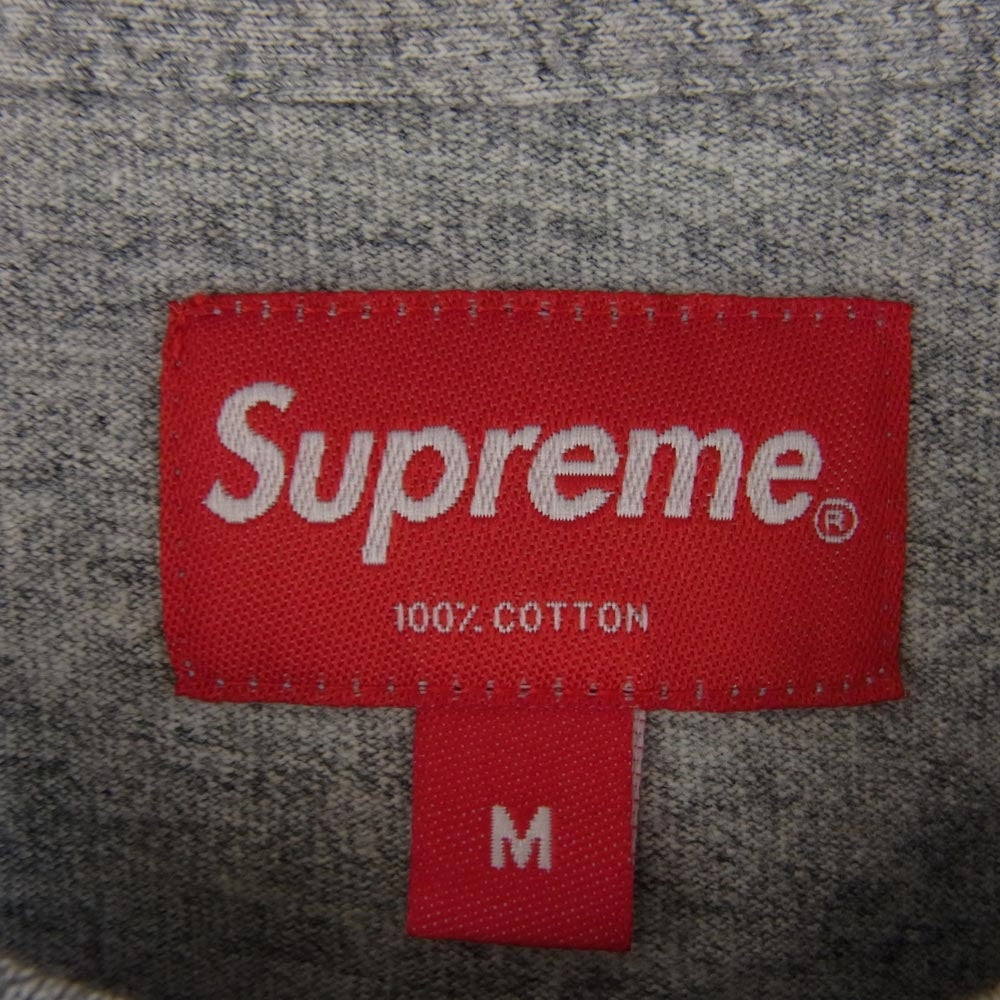 Supreme シュプリーム 18AW Printed Arc S/S Top プリント アーチロゴ 半袖 Tシャツ GRAY グレー系 M【美品】【中古】