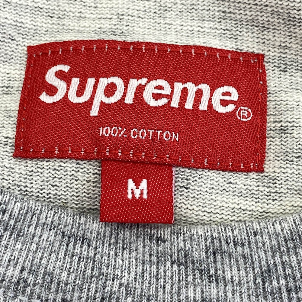 Supreme シュプリーム 20SS Star Logo S/S Top スターロゴ Tシャツ グレー系 M【美品】【中古】