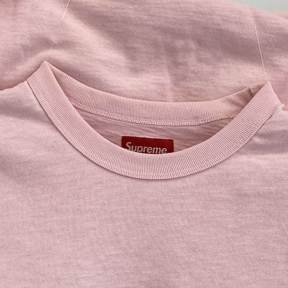 Supreme シュプリーム 21AW Alpha Omega S/S Top アルファ オメガ 半袖 Tシャツ ピンク系 L【中古】