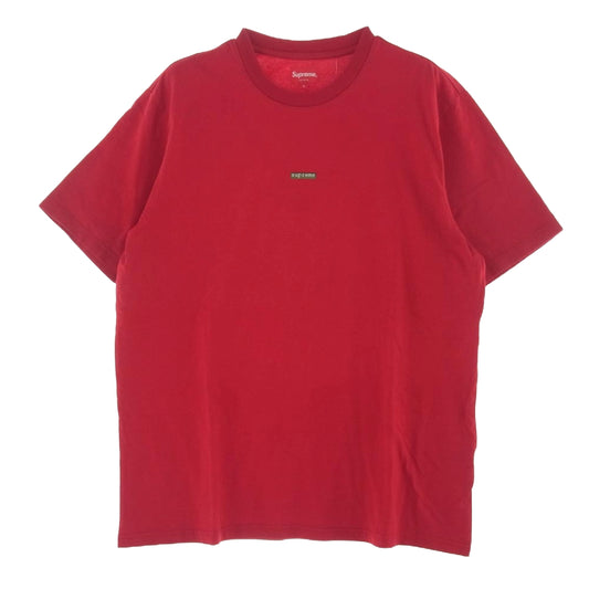 Supreme シュプリーム 22SS Typewriter S/S Top タイプライター ロゴ 半袖 Tシャツ レッド系 L【中古】