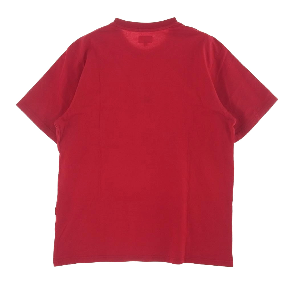 Supreme シュプリーム 22SS Typewriter S/S Top タイプライター ロゴ 半袖 Tシャツ レッド系 L【中古】