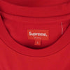 Supreme シュプリーム 22SS Typewriter S/S Top タイプライター ロゴ 半袖 Tシャツ レッド系 L【中古】