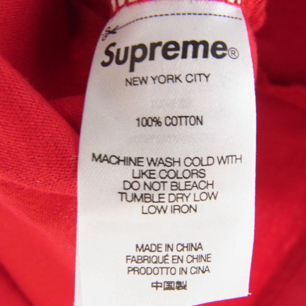 Supreme シュプリーム 22SS Typewriter S/S Top タイプライター ロゴ 半袖 Tシャツ レッド系 L【中古】