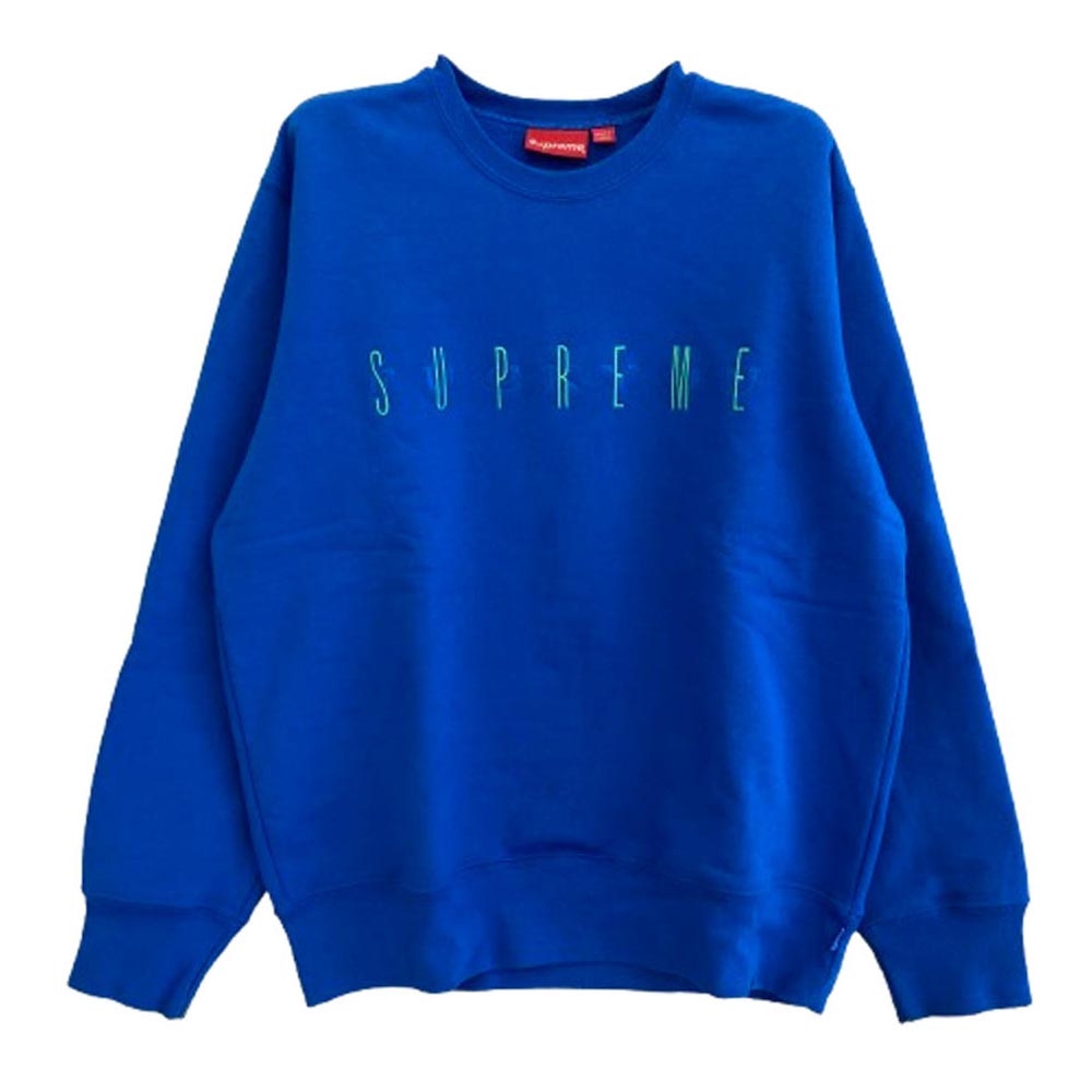 Supreme シュプリーム 19AW Fuck You Crewneck ファック ユー スウェット クルーネック ブルー系 L【中古】