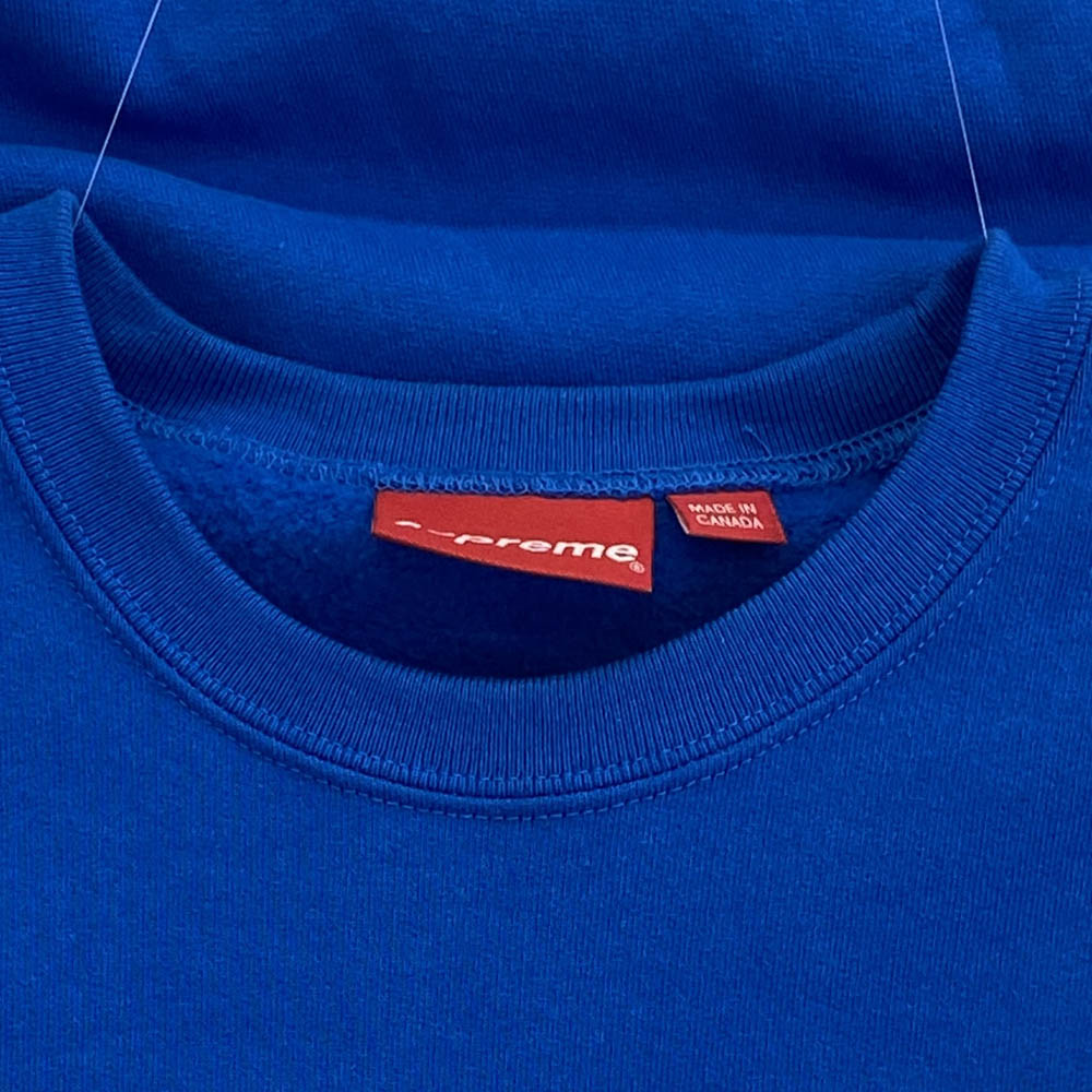 Supreme シュプリーム 19AW Fuck You Crewneck ファック ユー スウェット クルーネック ブルー系 L【中古】