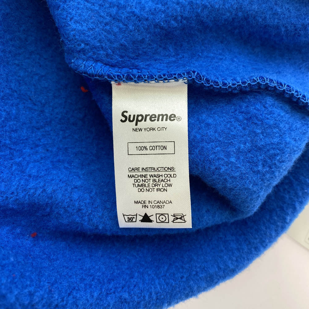 Supreme シュプリーム 19AW Fuck You Crewneck ファック ユー スウェット クルーネック ブルー系 L【中古】