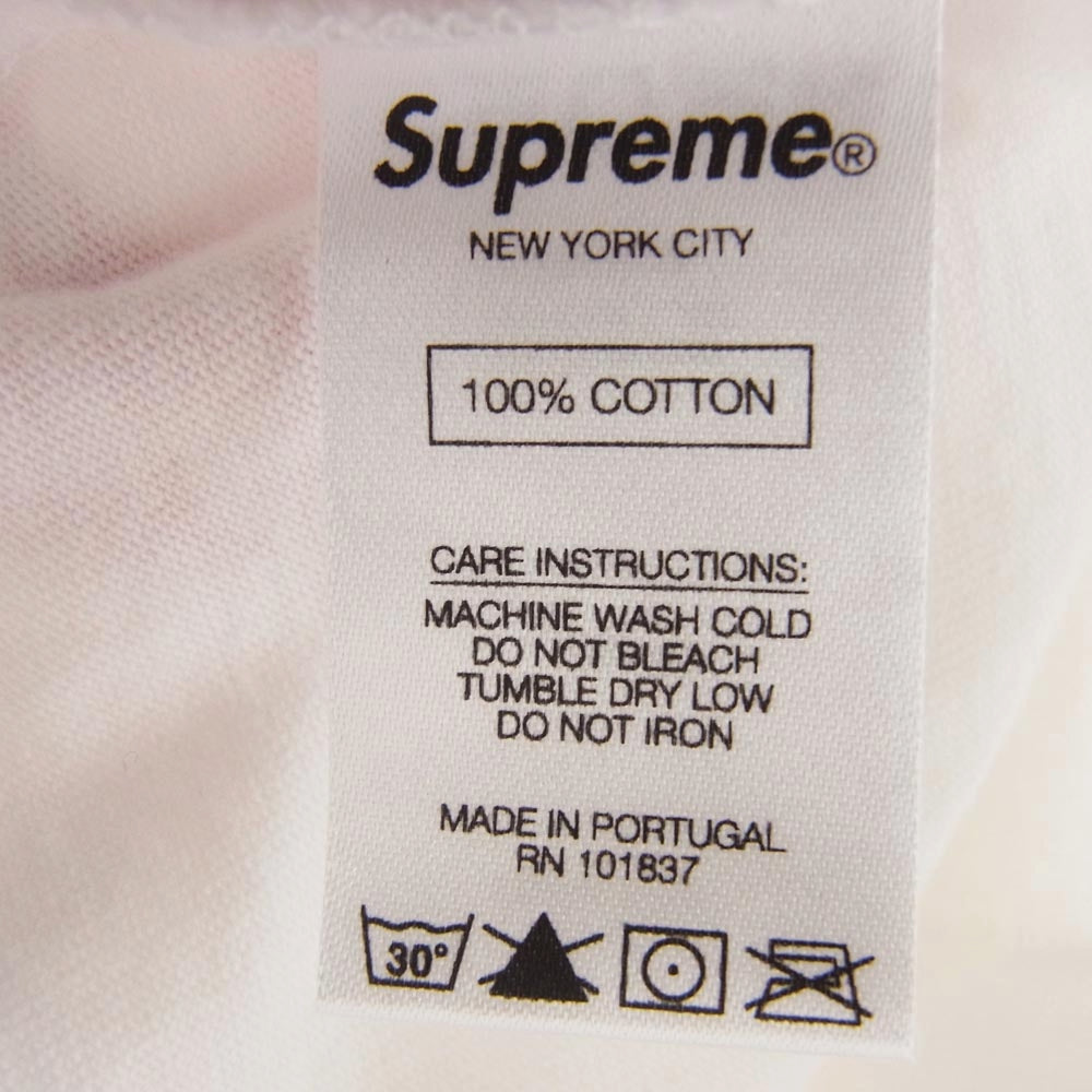 Supreme シュプリーム 20AW Scatter Logo L/S Top スキャッター ロゴ 長袖 Tシャツ ホワイト系 L【中古】