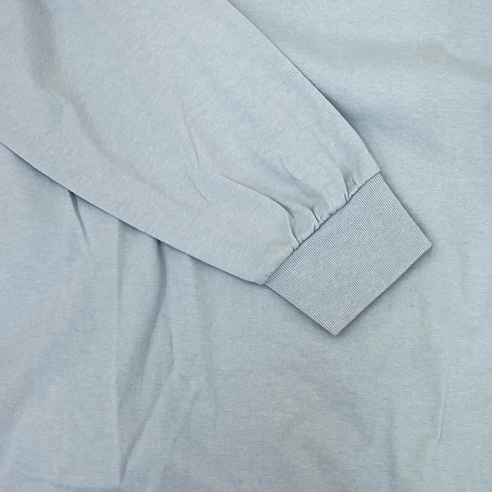 Supreme シュプリーム 19SS The Real Shit L/S Tee ザ リアル ロゴ プリント 長袖 Tシャツ ライトブルー ライトブルー系 M【中古】