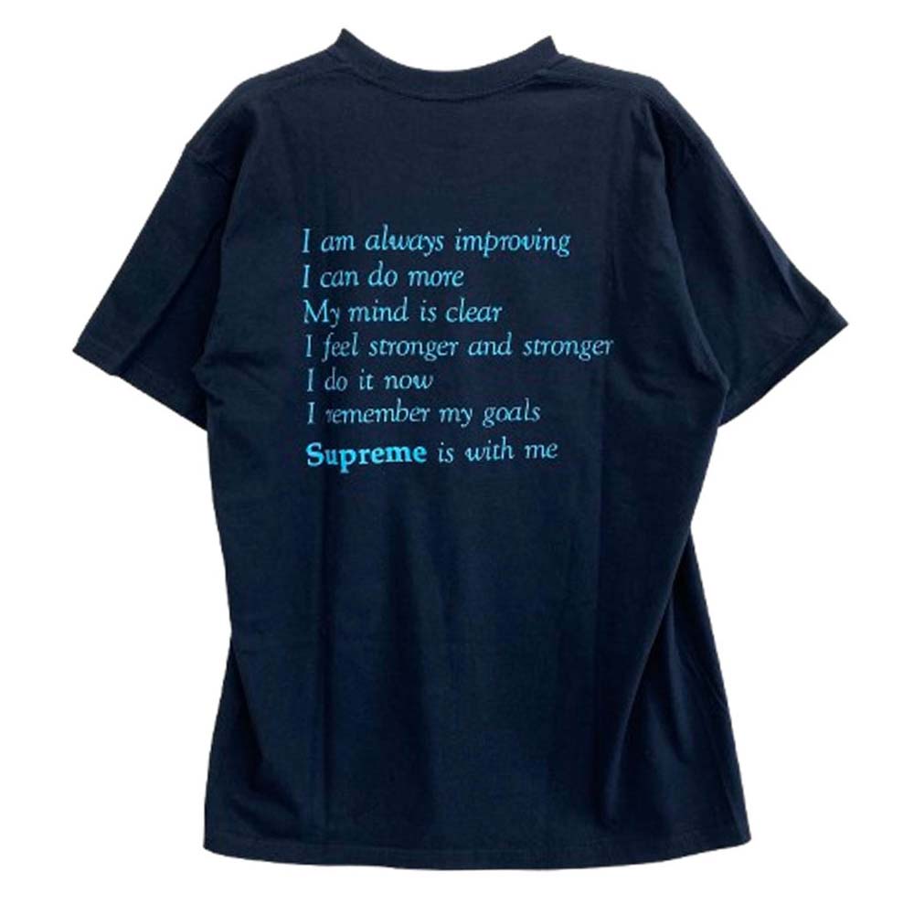 Supreme シュプリーム 20AW Stay Positive Tee ステイ ポジティブ 半袖 Tシャツ ネイビー ネイビー系 L【中古】
