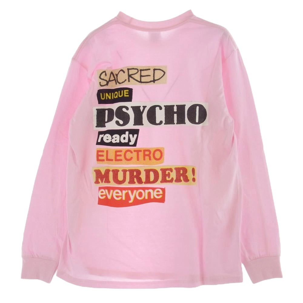 Supreme シュプリーム 20SS Sacred Unique L/S Tee セイクリッド ユニーク Tシャツ 長袖 ピンク ピンク系 M【中古】