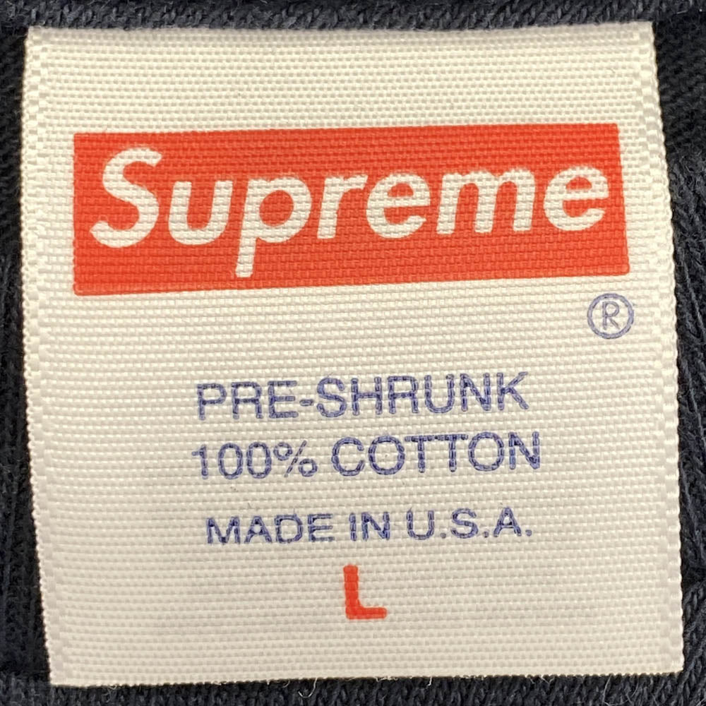 Supreme シュプリーム Shadow Tee シャドウ 半袖 Tシャツ ネイビー ネイビー系 L【美品】【中古】
