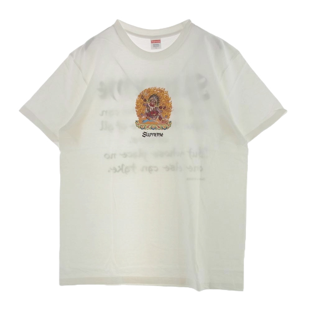 Supreme シュプリーム 22SS Person Tee グラフィック パーソン Tシャツ ホワイト ホワイト系 L【新古品】【未使用】【中古】