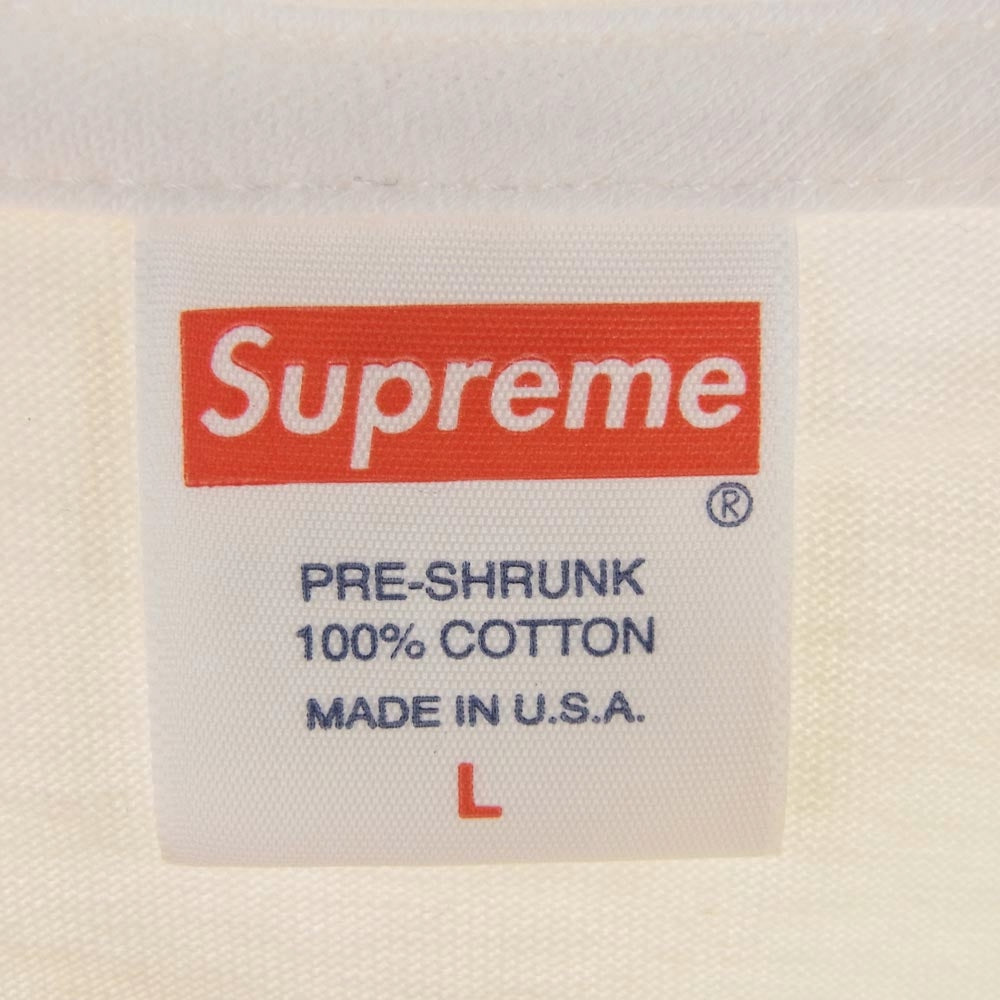 Supreme シュプリーム 22SS Person Tee グラフィック パーソン Tシャツ ホワイト ホワイト系 L【新古品】【未使用】【中古】