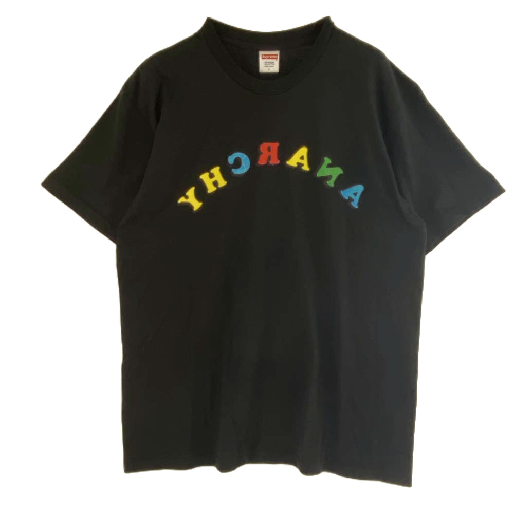 Supreme シュプリーム 21SS Jamie Reid Anarchy Tee ジェイミー リード アナーキー Tシャツ ブラック ブラック系 L【極上美品】【中古】