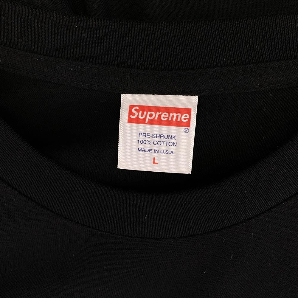 Supreme シュプリーム 21SS Jamie Reid Anarchy Tee ジェイミー リード アナーキー Tシャツ ブラック ブラック系 L【極上美品】【中古】