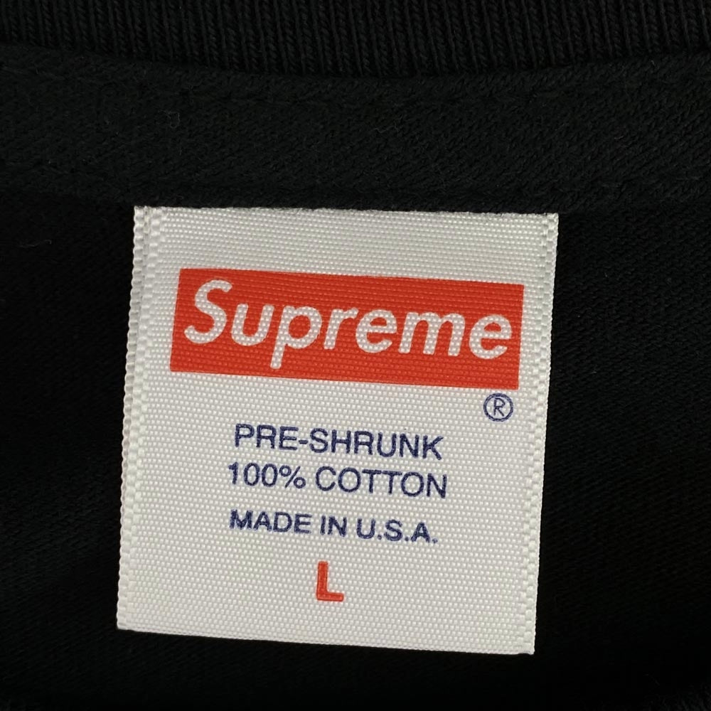 Supreme シュプリーム 21SS Jamie Reid Anarchy Tee ジェイミー リード アナーキー Tシャツ ブラック ブラック系 L【極上美品】【中古】