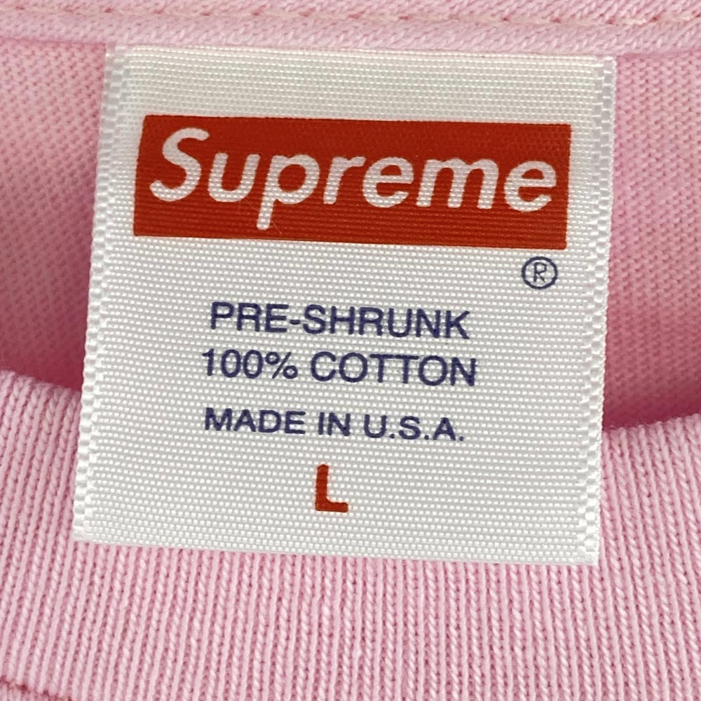 Supreme シュプリーム 20AW NUOVA YORK TEE ヌオーヴァ ヨーク 半袖 Tシャツ ピンク ピンク系 L【美品】【中古】