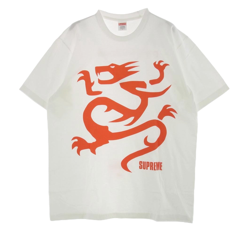 Supreme シュプリーム 23SS Mobb Deep Dragon Tee モブディープ ドラゴン 半袖 Tシャツ ホワイト ホワイト系 L【中古】