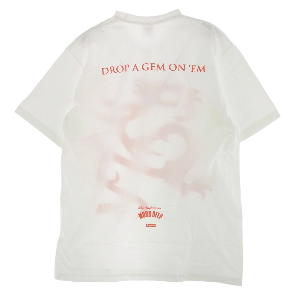Supreme シュプリーム 23SS Mobb Deep Dragon Tee モブディープ ドラゴン 半袖 Tシャツ ホワイト ホワイト系 L【中古】