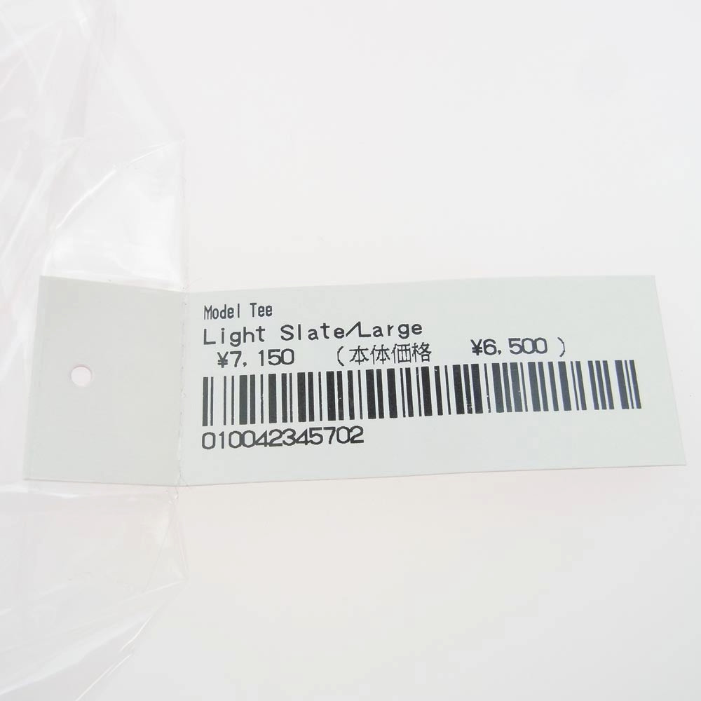 Supreme シュプリーム 22SS Model Tee フォトプリント モデル 半袖 Tシャツ ライトブルー ブルー系 L【新古品】【未使用】【中古】