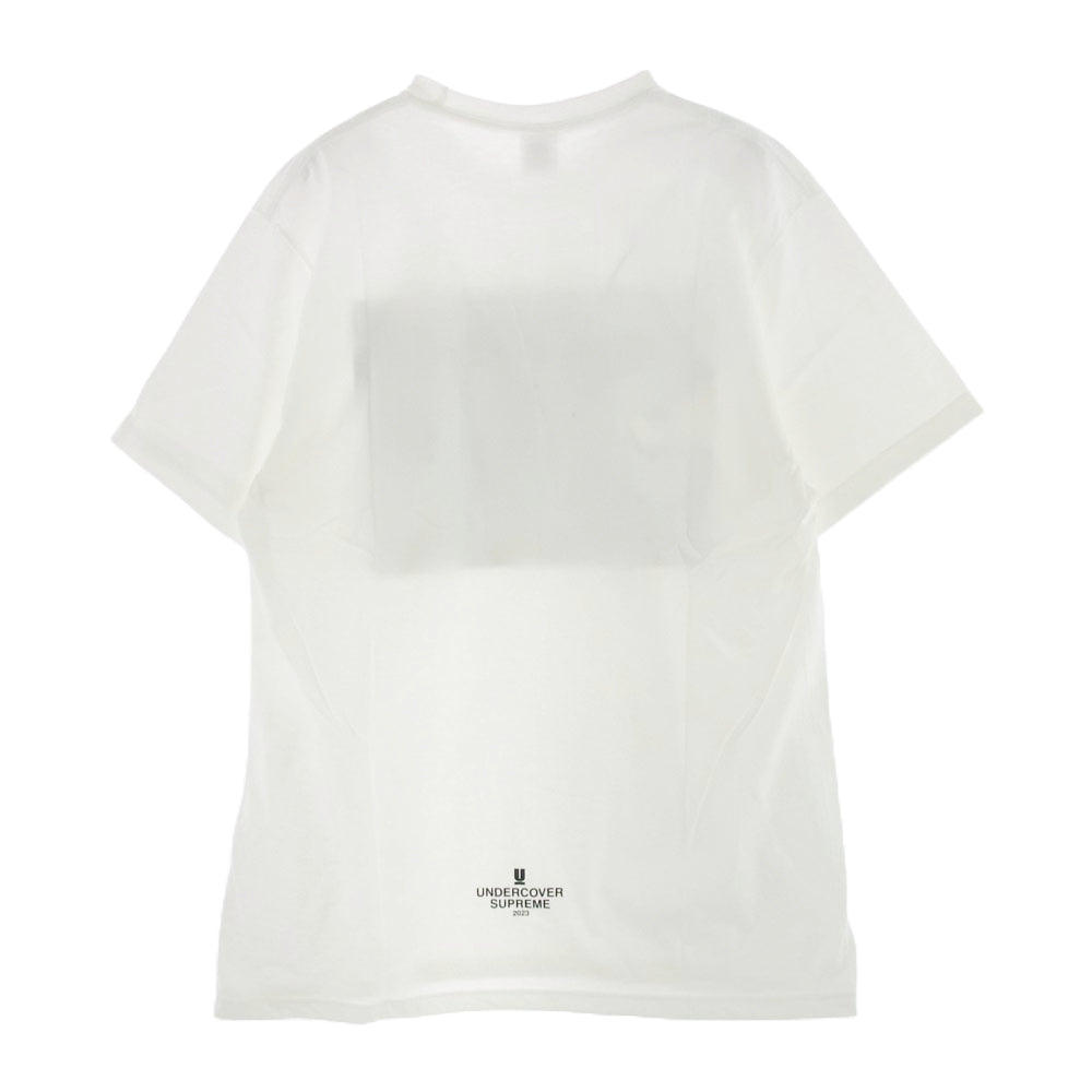 Supreme シュプリーム 23SS × UNDERCOVER アンダーカバー Face Tee フェイス 半袖 Tシャツ ホワイト ホワイト系 L【新古品】【未使用】【中古】