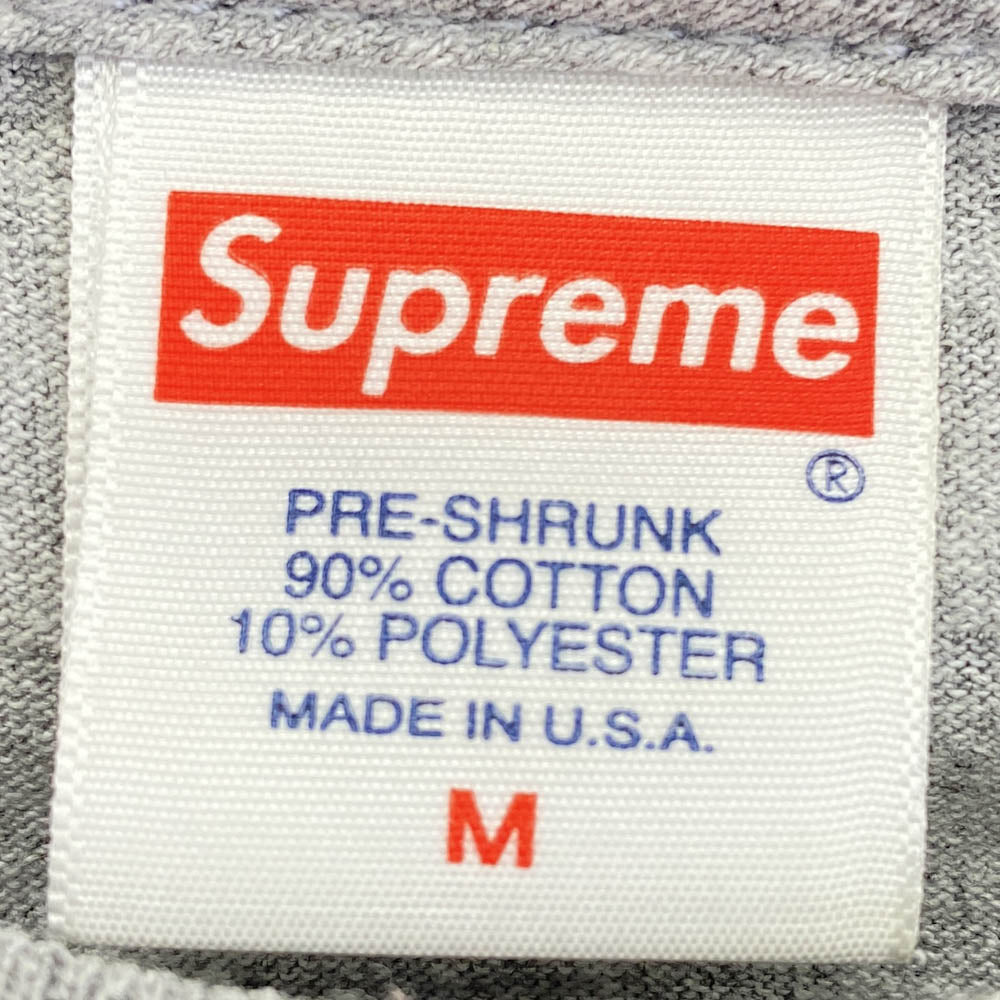 Supreme シュプリーム 18AW Madonna Tee マドンナ プリント Tシャツ 半袖 グレー グレー系 M【中古】