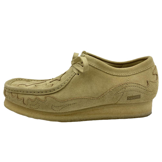 Supreme シュプリーム × CLARKS ORIGINALS クラークス オリジナル 23SS Wallabee ワラビー シューズ ベージュ系 42【中古】