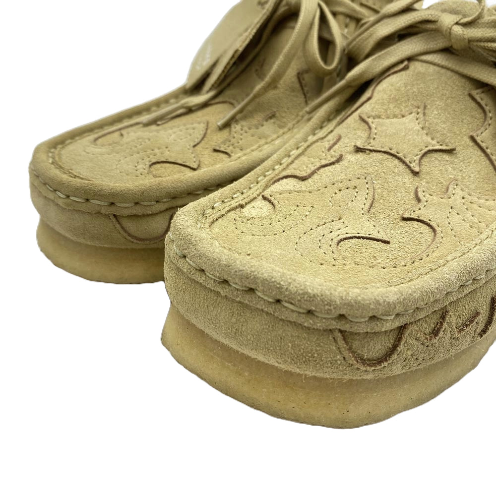 Supreme シュプリーム × CLARKS ORIGINALS クラークス オリジナル 23SS Wallabee ワラビー シューズ ベージュ系 42【中古】