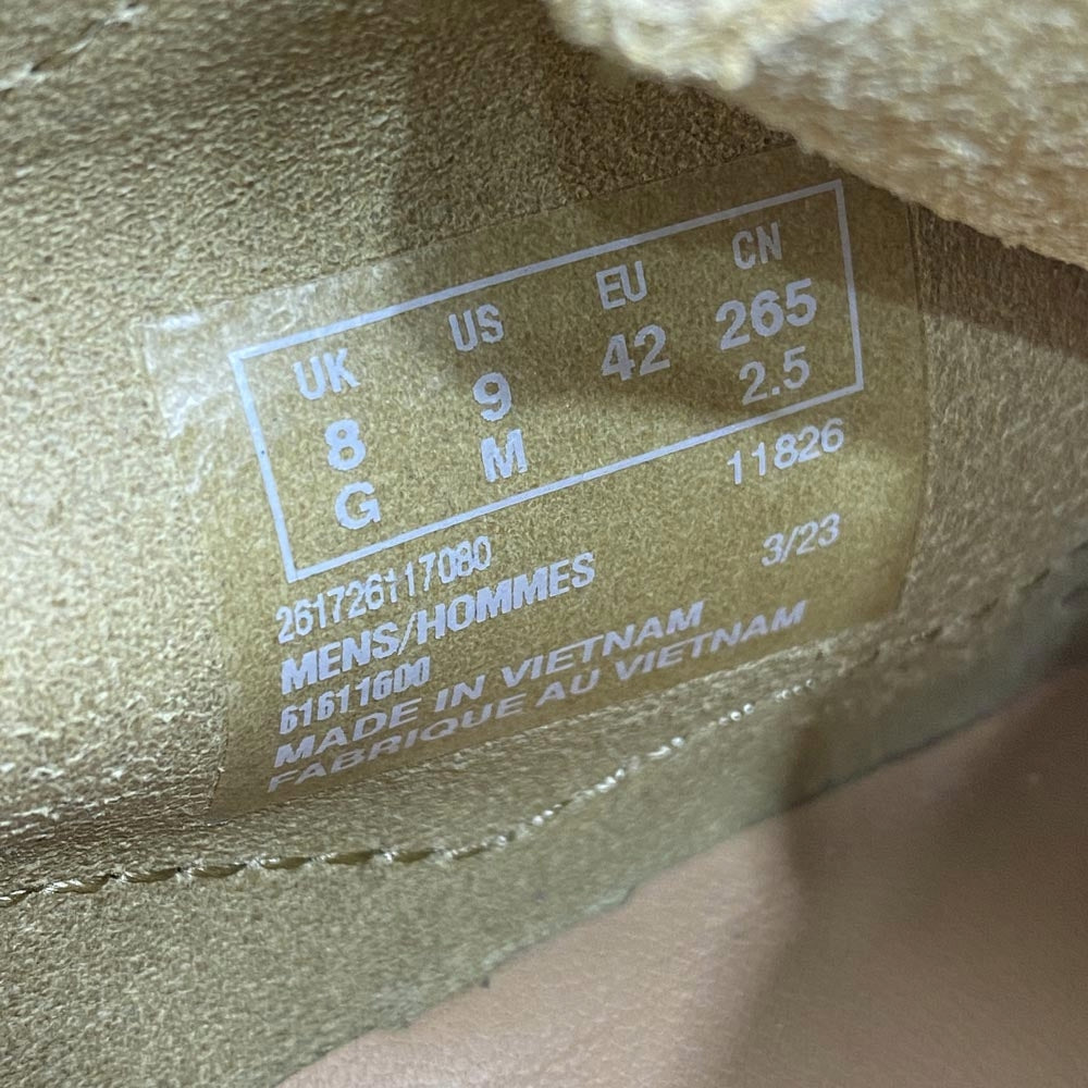 Supreme シュプリーム × CLARKS ORIGINALS クラークス オリジナル 23SS Wallabee ワラビー シューズ ベージュ系 42【中古】