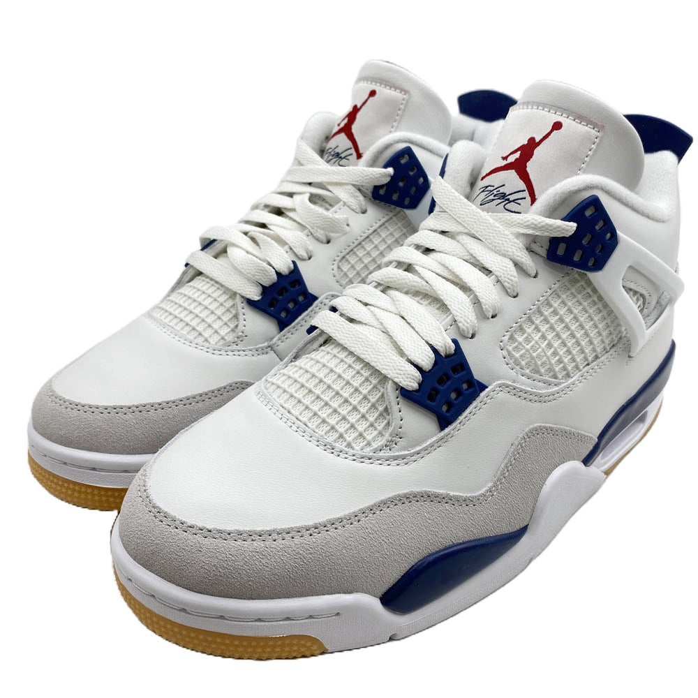 NIKE ナイキ DR5415-100 SB Air Jordan 4 Retro SP Summit White Navy SB エアジョーダン4 レトロ SP サミットホワイト ネイビー ハイカット スニーカー ホワイト系 27.5cm【新古品】【未使用】【中古】
