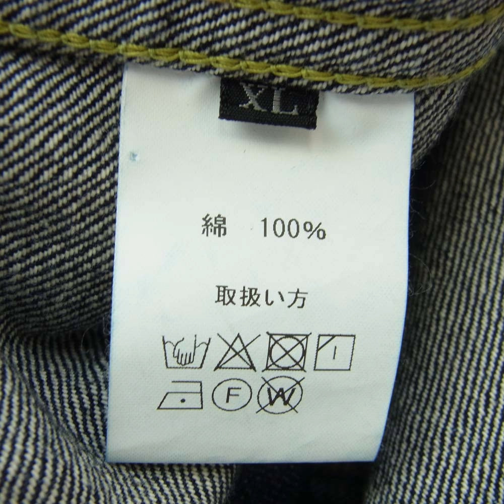 JELADO ジェラード JP94407ED Age of Longing Black Tag 407EXX LASTRESORT 黒タグ 1stモデル デニムジャケット インディゴブルー系 XL【中古】