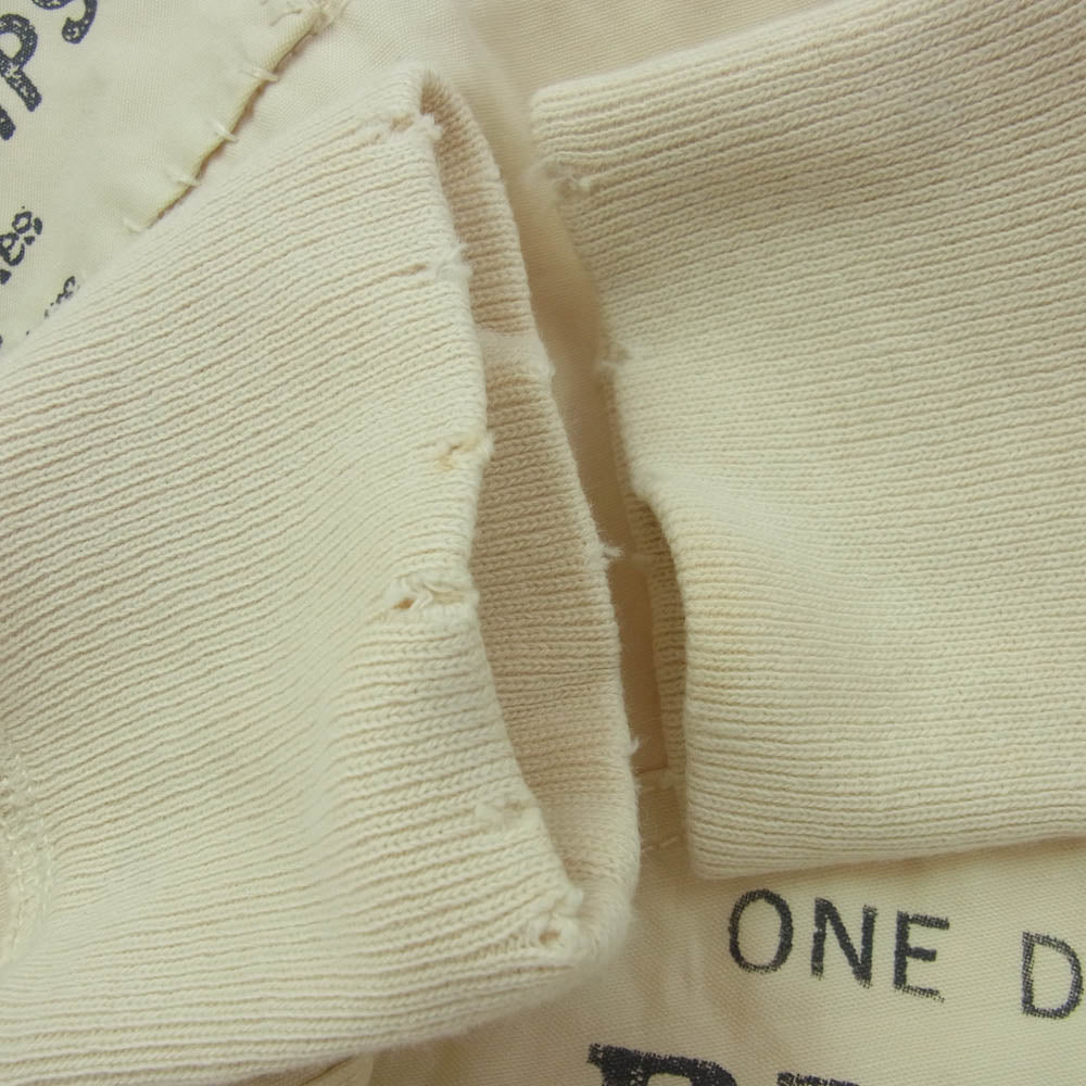 RALPH LAUREN ラルフローレン 90's パッチワークデザイン 長袖ポロシャツ ベージュ系 5f【中古】