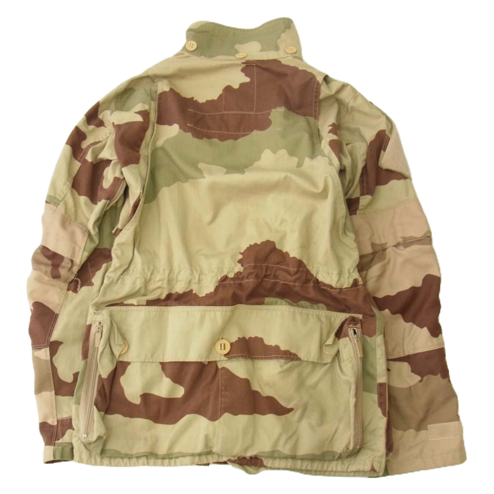 ミリタリー フランス軍 FELIN T4 ヘリンボーンツイル コンバットジャケット CCEカモ デザート マルチカラー系【中古】