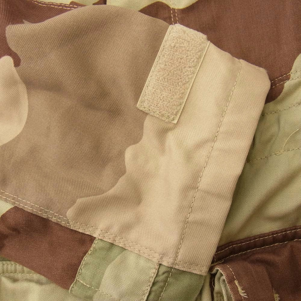 ミリタリー フランス軍 FELIN T4 ヘリンボーンツイル コンバットジャケット CCEカモ デザート マルチカラー系【中古】