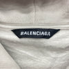 BALENCIAGA バレンシアガ 657064 TKV93 Sporty B Sleeveless Hoodie シワ加工 汚れ加工 スリーブレス ノースリーブ フーディ パーカー ベージュ系 XS【中古】
