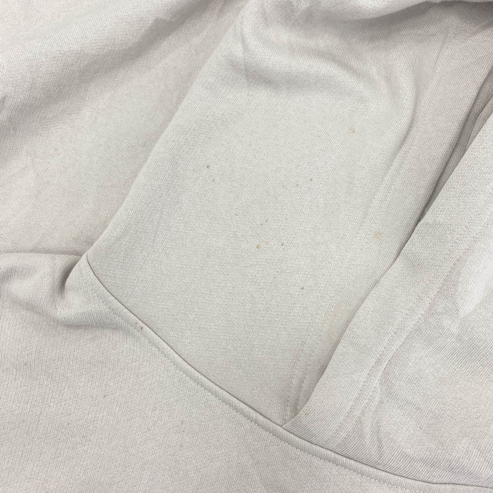 BALENCIAGA バレンシアガ 657064 TKV93 Sporty B Sleeveless Hoodie シワ加工 汚れ加工 スリーブレス ノースリーブ フーディ パーカー ベージュ系 XS【中古】