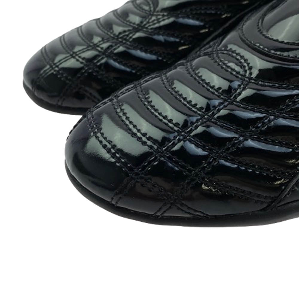 BALENCIAGA バレンシアガ 617539 W2QA1 Zen Sneaker エナメル ゼン スニーカー ブラック系 38【美品】【中古】