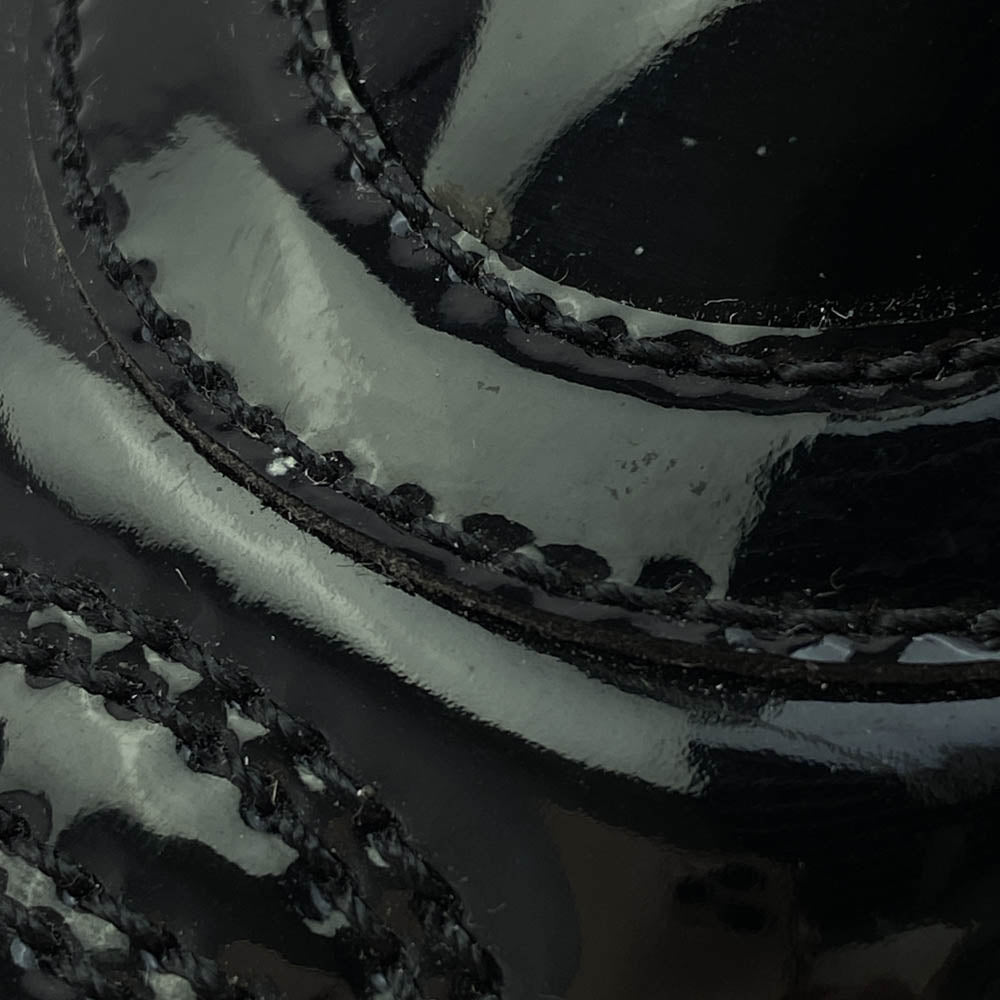 BALENCIAGA バレンシアガ 617539 W2QA1 Zen Sneaker エナメル ゼン スニーカー ブラック系 38【美品】【中古】