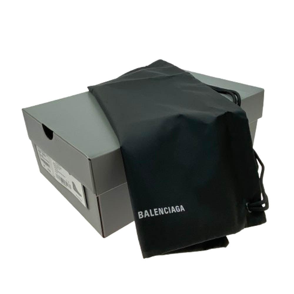 BALENCIAGA バレンシアガ 688756 W3RCQ PARIS PIERCING HIGH TOP DEST ピアス デストロイ ハイカットスニーカー ブラック系 35【美品】【中古】