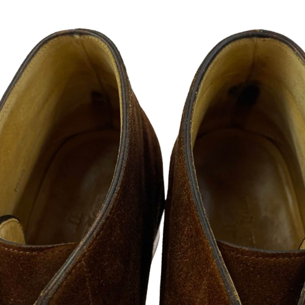 John Lobb ジョンロブ GIONO ジオーノ 8896 スエード チャッカブーツ ブラウン系 7.5【中古】