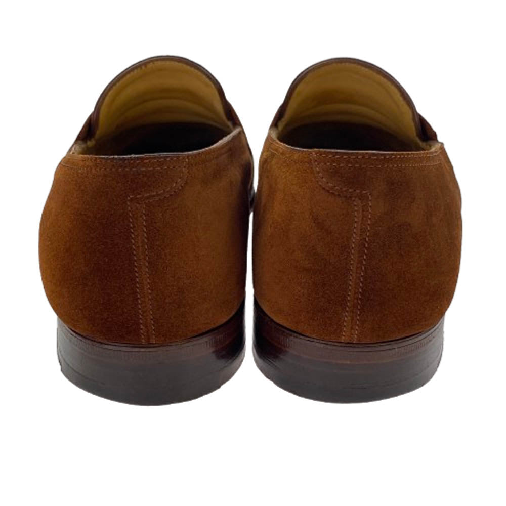 John Lobb ジョンロブ LOPEZ ロペス スエード ローファー ブラウン系【中古】
