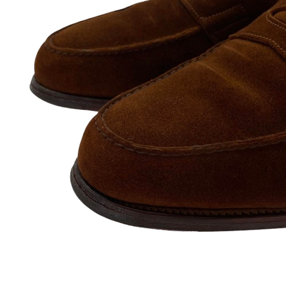 John Lobb ジョンロブ LOPEZ ロペス スエード ローファー ブラウン系【中古】