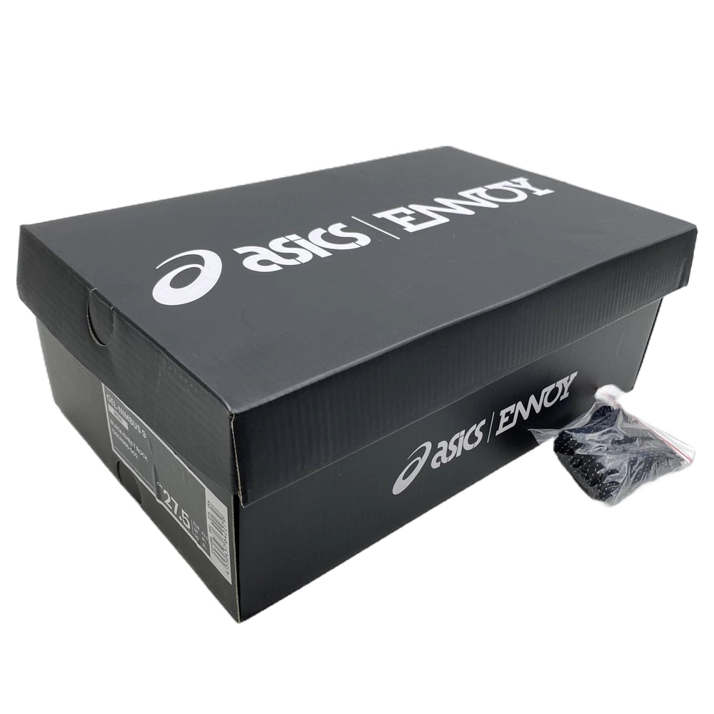 asics アシックス × The ennoy Professional エンノイ 1201A986-002 Gel-Nimbus 9 Black Sheet Rock ゲルニンバス9 ブラックシートロックスニーカー ブラック系 27.5cm【美品】【中古】
