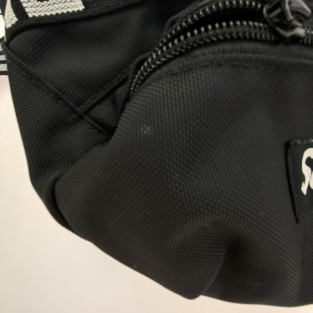 Supreme シュプリーム 18SS Waist Bag テープロゴ ウエストバッグ ブラック系【中古】