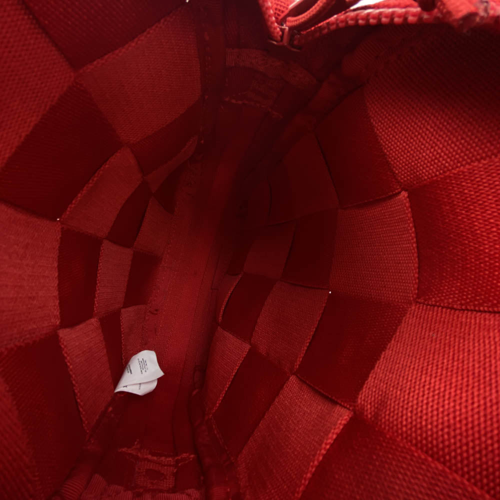 Supreme シュプリーム 24SS Woven Shoulder Bag ロゴ刺繍 ウーブン ショルダーバッグ レッド系【中古】