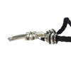 CHROME HEARTS クロムハーツ（原本無） CH CRS SML CL スモールCHクロス クリンプト レザーブレイド ネックレス シルバー シルバー系【中古】