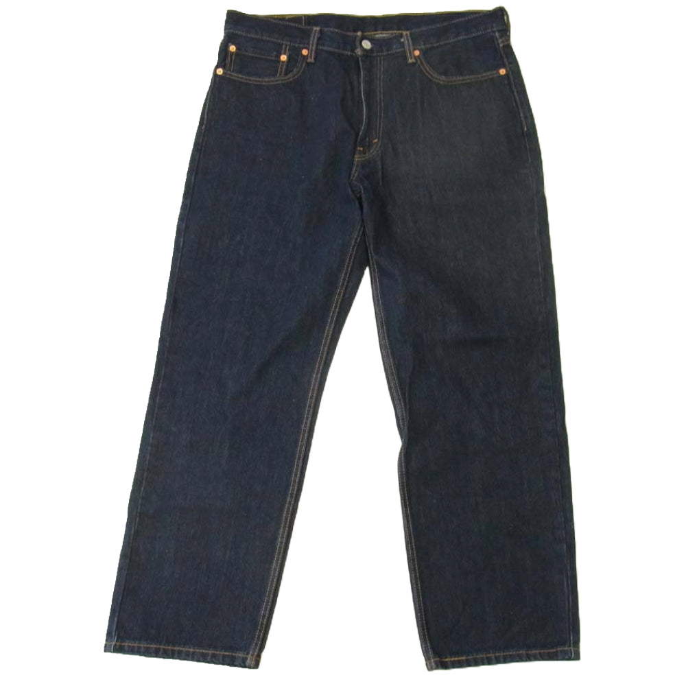 Levi's リーバイス 00550-0216 RELAXED RINSE リラックスドフィット ワイドジーンズ ワンウォッシュ デニム パンツ インディゴブルー系 W36【中古】