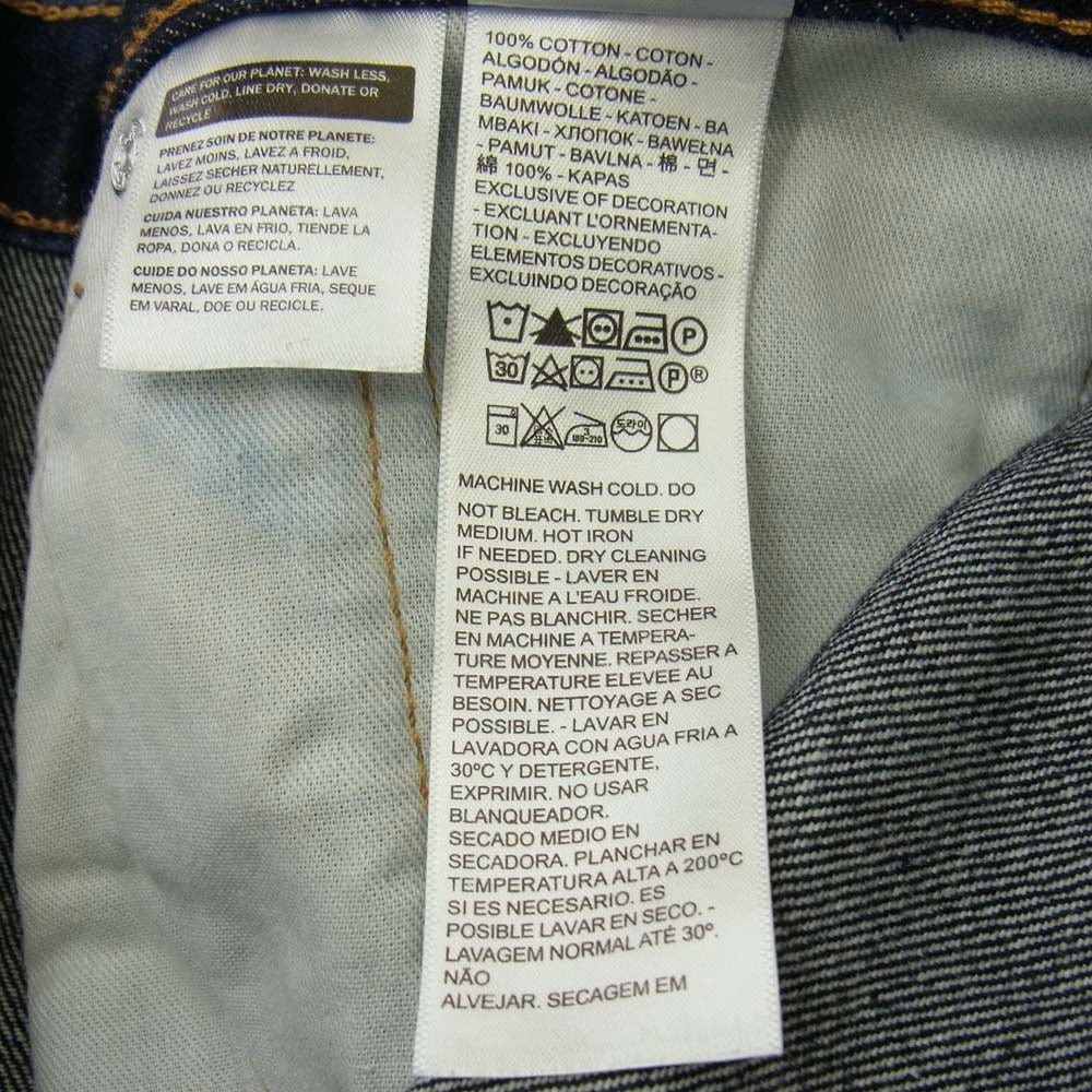 Levi's リーバイス 00550-0216 RELAXED RINSE リラックスドフィット ワイドジーンズ ワンウォッシュ デニム パンツ インディゴブルー系 W36【中古】
